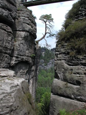 Rock formations in the Bastei